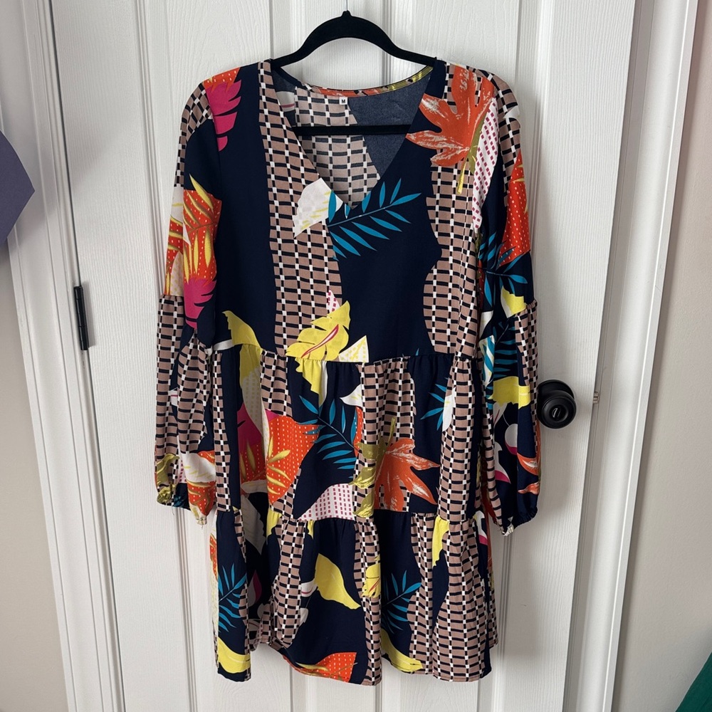 The Viral Amazon Colorful Geometric Patterned Dress